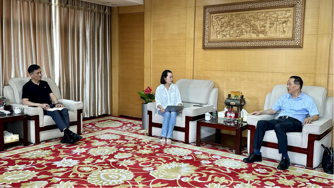 集团董事长调研杭州聚星新质料，，，，，同谋未来生长